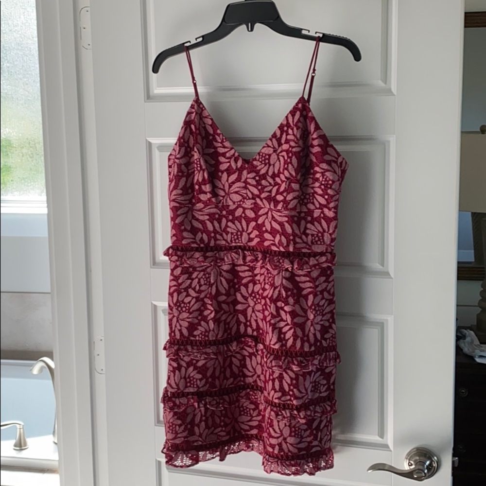 Thin strap ruby dress - Picture 3 of 4